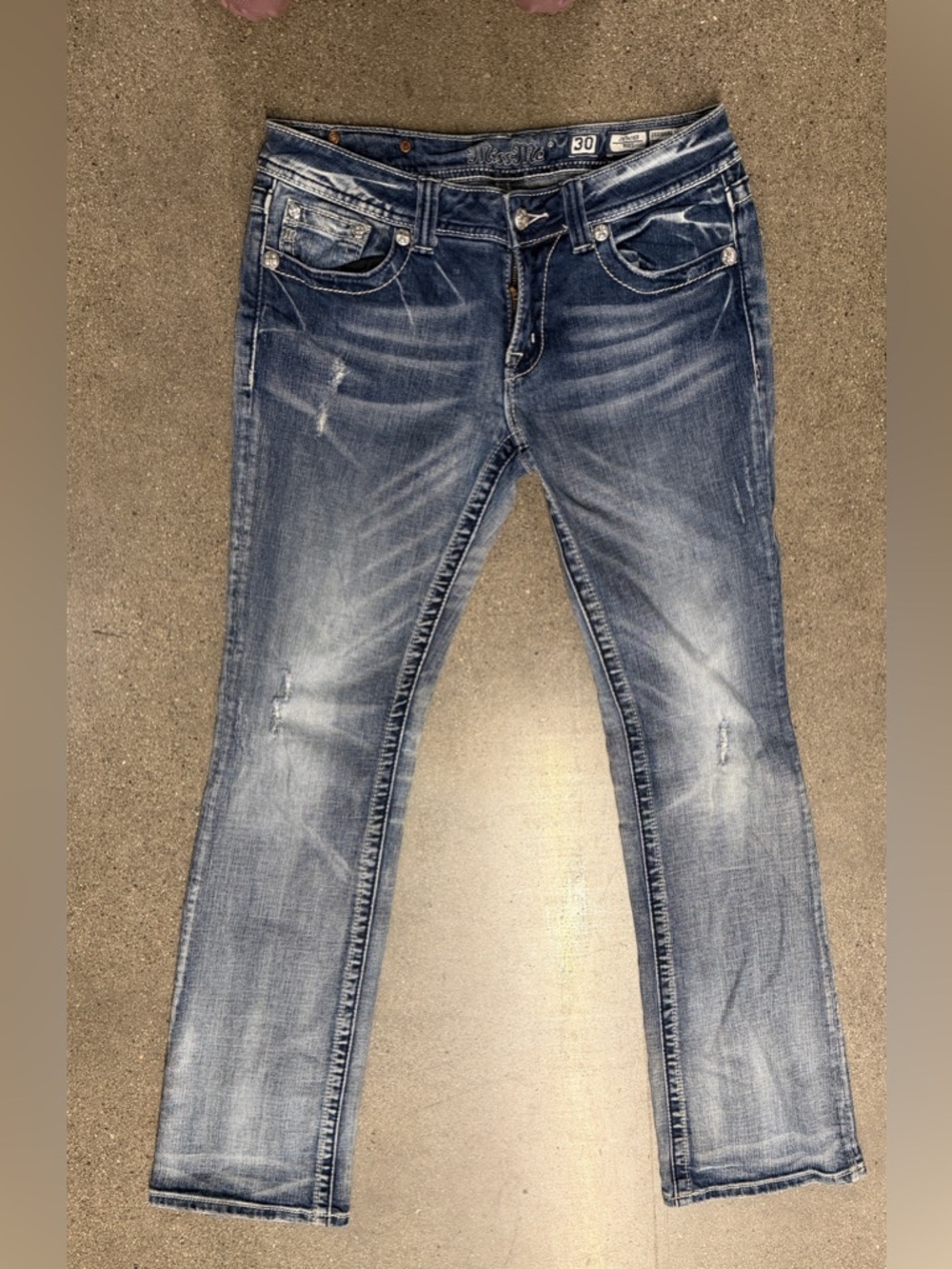 Miss Me Boot Size 30 boot cut distressed
